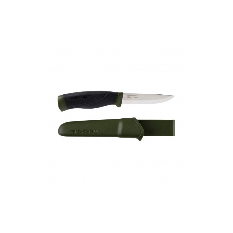 Nóż myśliwski -  Morakniv Companion MG Heavy Duty - oliwkowy stal węglowa