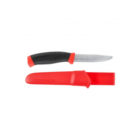 Nóż myśliwski - Morakniv Companion F Rescue - czerwony stal nierdzewna