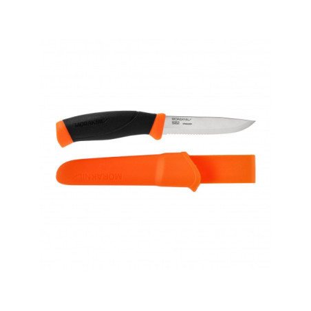 Nóż Morakniv Companion F Serrated orange - ząbkowany stal nierdzewna