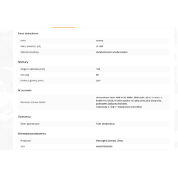 Latarka taktyczna LED - Fenix PD35 V3.0  czarna